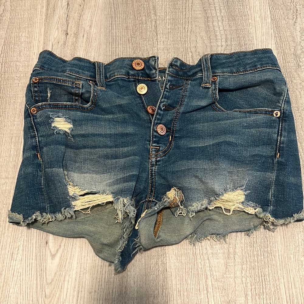 AE high rise shorts